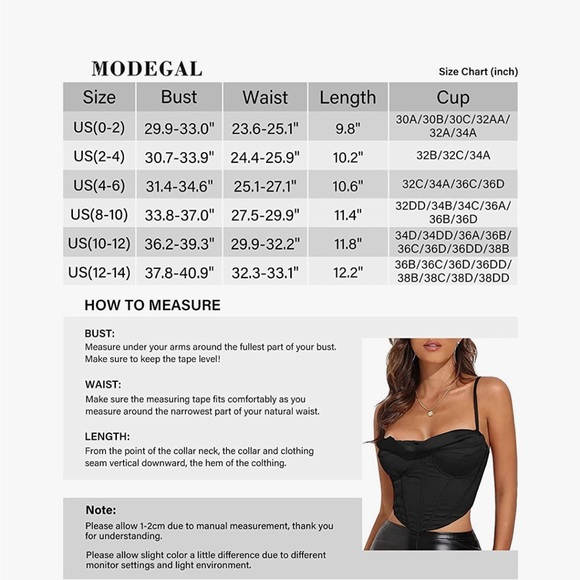 Modegal Green Corset - Size 8 - Picture 5 of 7